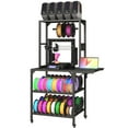 thumbnail image 1 of Heavy Duty 3D Printer Table, 3D Printer Table Stand with Filament Storage Rack, T-Shaped Spools Holder Rack with Wheels,3D Printer Workbench for 3D Printing Studio, Home Office Workshop, 1 of 8