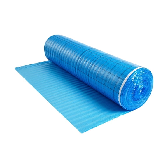 Heavy Duty 3mm EPE Foam Underlayment with Vapor Barrier 200 sq ft Roll for Laminate Flooring Soundproof Noise Reduction Padding