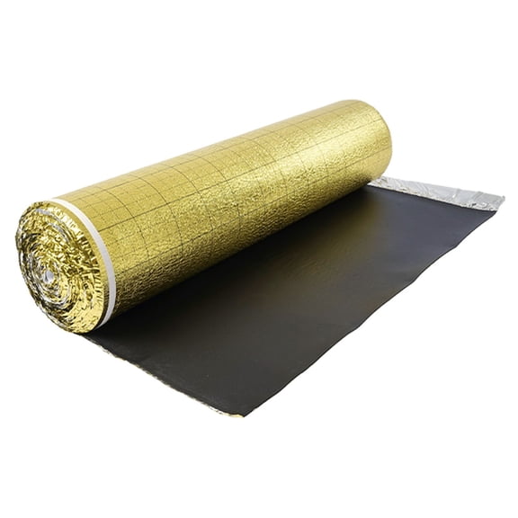 Heavy Duty 3mm Floor Underlayment with Vapor Barrier 200 sq ft Roll for Laminate Wood Flooring Soundproofing Noise Reduction EPE Foam Padding