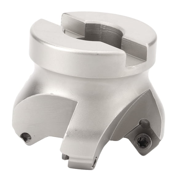 Heavy Duty 4 Flute Face Mill Cutter Head KM12 50-22 with 10 Pieces SEKT1204 Inserts Cemented Carbide Precision Milling Tool for Metal Processing CNC Lathe Machining 1.97 inches / 50 mm