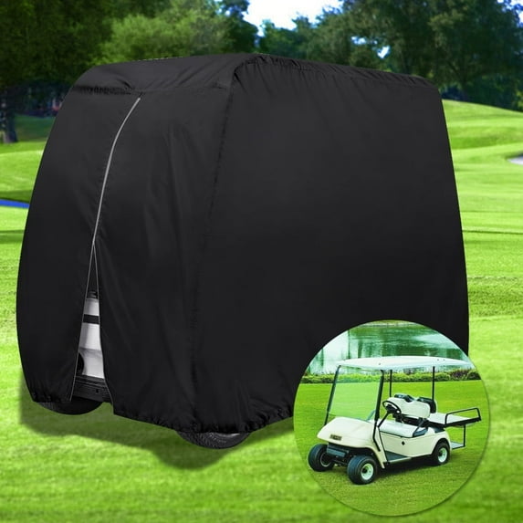 Heavy Duty 4 Passenger Golf Cart Covers Waterproof UTV Covers Fits for Easy EZ GO,Club Car and Yamaha,Dustproof and Durable
