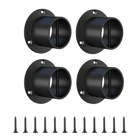 Heavy Duty 4 Pcs Stainless Steel Round Post Bases for Deck & Fence Support