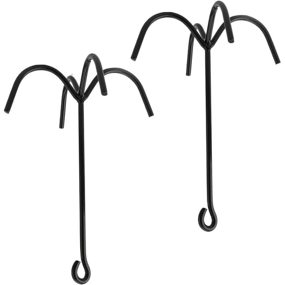 Heavy Duty 4-Prong Tack Hook, 2-Pack, Bridle Rack for Stable Barn