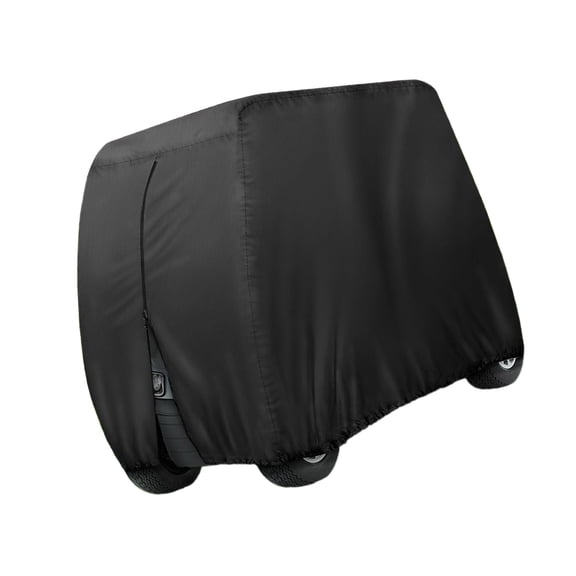 Heavy-Duty 4-Seat Golf Cart, 210D Water-Resistant Polyester Slide-On Canopy, Infant Safe Outdoor Utility Vehicle