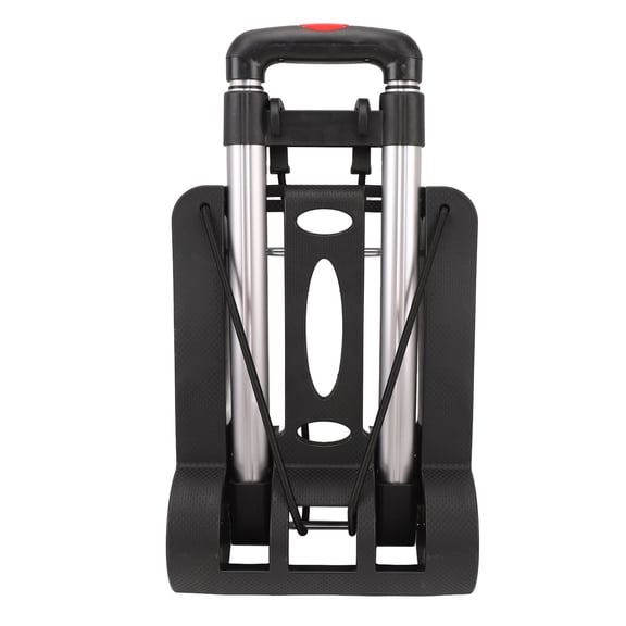 Heavy Duty 4 Wheels Folding Hand Truck Dolly Cart for Luggage Travel and Shopping, 88.2 lbs / 40 kg Max Capacity