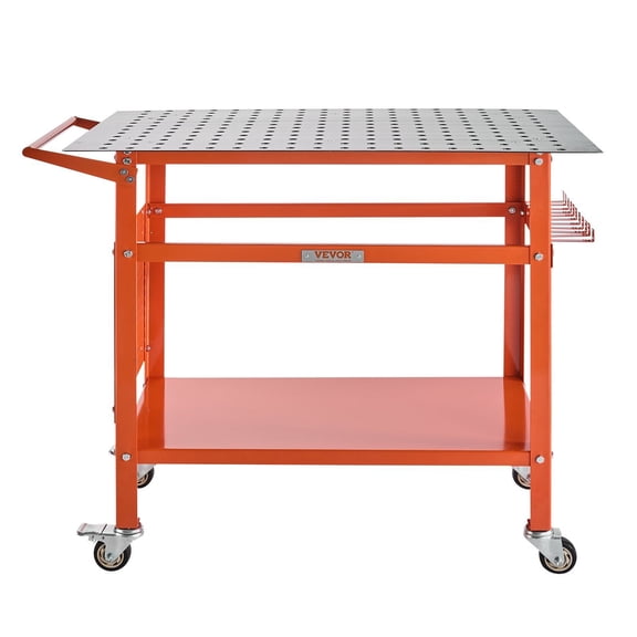 Heavy Duty 40x24 Inch Welding Workbench Table - 800LBS Static Weight Capacity for Industrial Use