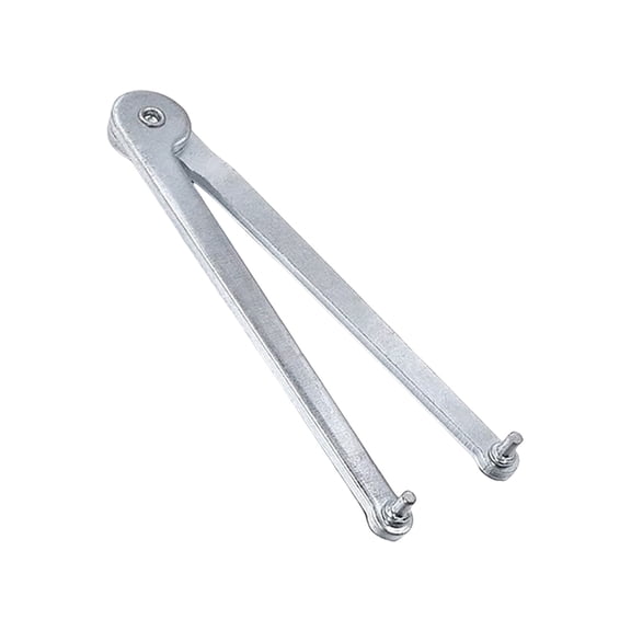 Heavy-Duty 45# Steel Grinder Wrench with Interchangeable 2/3 Jaw Design for Secure Disc Installation & Removal