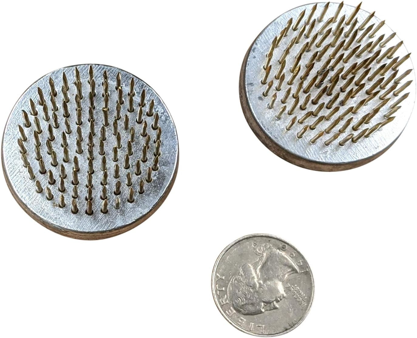 Heavy Duty 46Mm (1.81") Kenzan Ikebana Flower Arranger Holder Pin Frog Brass Pins … (2 Items