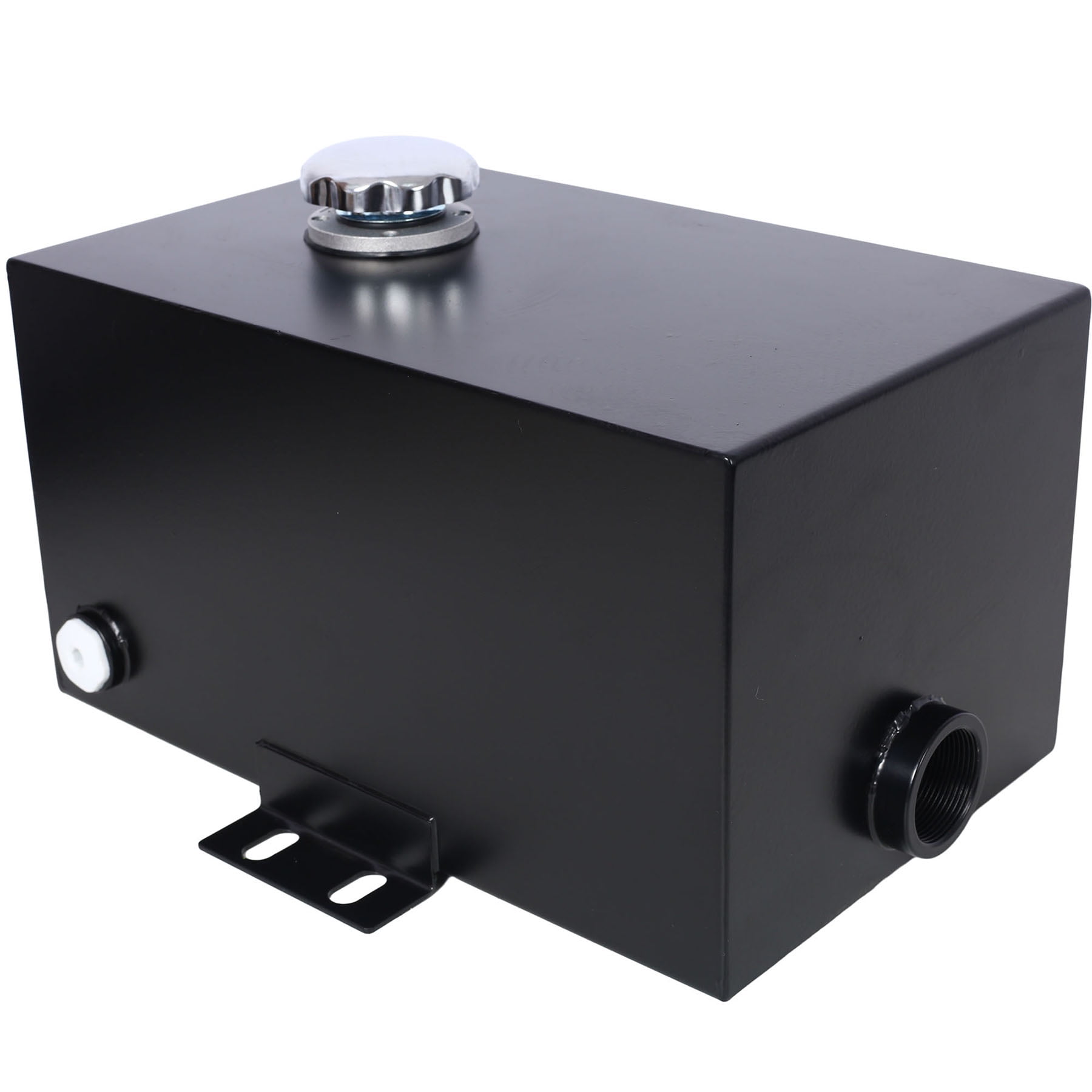 Heavy-Duty 5 Gallon Black Steel Hydraulic Fluid Reservoir Tank with ...