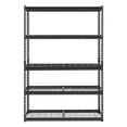 thumbnail image 1 of Heavy Duty 5 Tier Garage Storage Rack 3000 lbs Capacity 20x48x72 Inches Adjustable Metal Shelves for Industrial Kitchen Warehouse Basement Black, 1 of 6