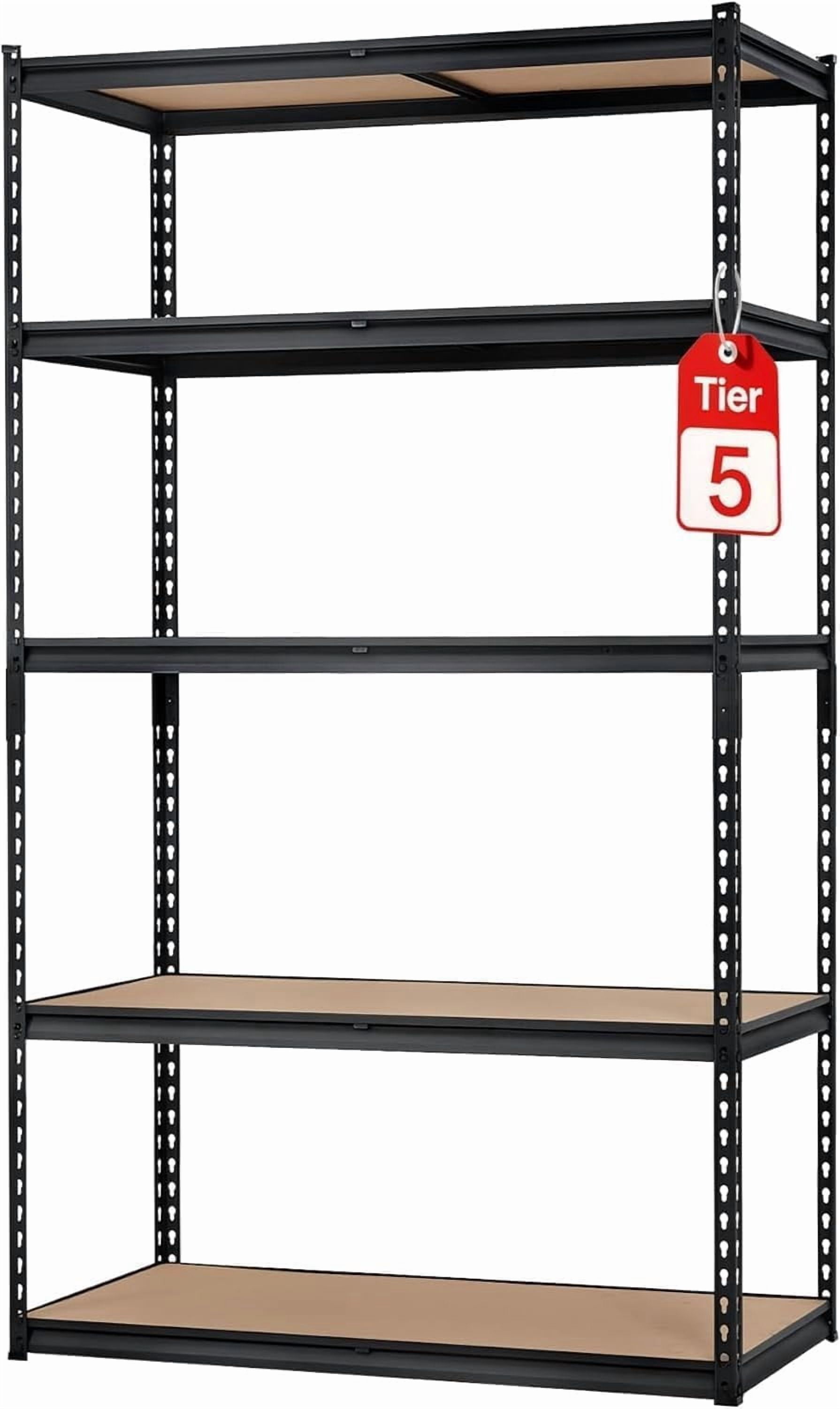 Heavy Duty 5-Tier Garage Storage Shelving Unit – Adjustable Metal Rack ...