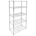thumbnail image 1 of Heavy Duty 5-Tier Height Adjustable Metal Shelving Unit, 36'' L x 14'' W x 61.02'' H, (HKSHLF36146005CV4), 1 of 6