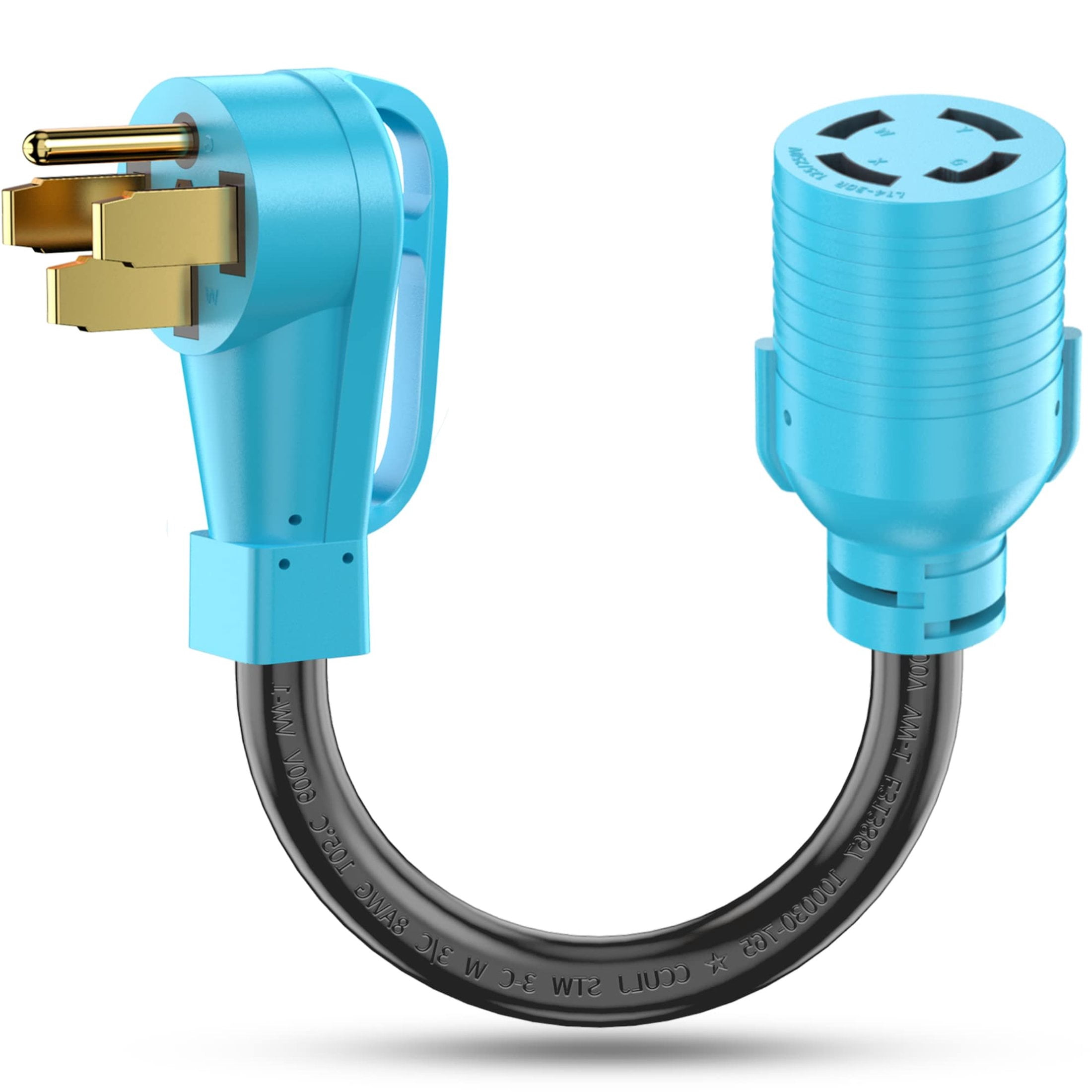 Heavy Duty 50 Amp Generator Adapter Cord for Home Power Connection