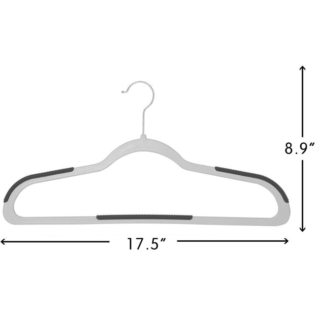 Heavy Duty 50 Pack Plastic Hangers, Clothes Hangers With New Generation