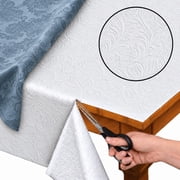 Heavy Duty 52 inch wide x 90 inch long Rectangle Quilted Table Pad Protector with Flannel Backing