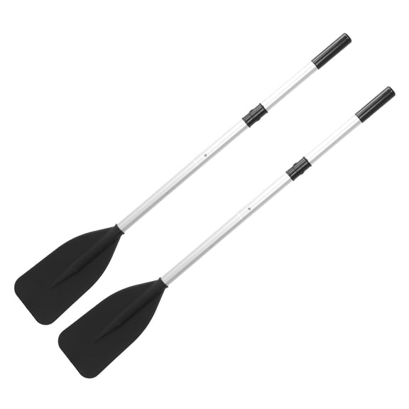 Heavy Duty 52 inches / 132 cm Detachable Kayak Paddles Floating Aluminum Alloy Boat Oars for Rowing Boats Rafting