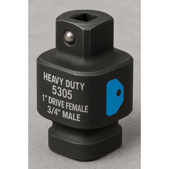 Heavy Duty 5305 1-Inch Drive Female to 3/4-Inch Male Super Adapter  1 lb Rugged Impact Tool Converter for Industrial and Automotive Use
