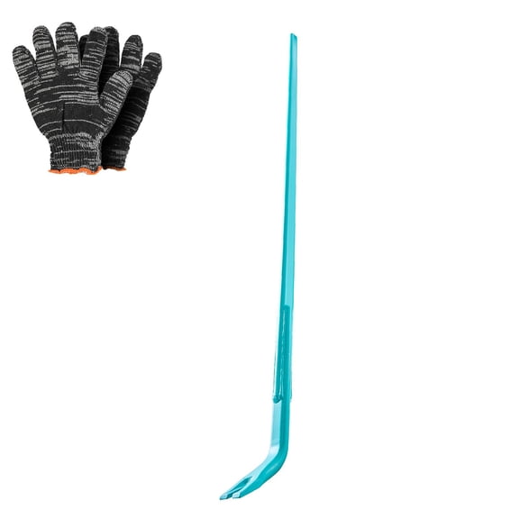 Prylever Bar, 2000 lbs Weight Capacity, 52.5 Inch Heavy Duty Carbon Steel Handle Pry Lever Bar, 56 Inch Long Crowbar for Concrete, Demolition, Crowbaring, Ideal for Construction & Industrial Use