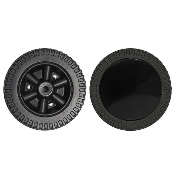 Heavy Duty 6" Barbecue Grills Casters Heatproof Plastic Construction Easy Installation Suitable Accessories