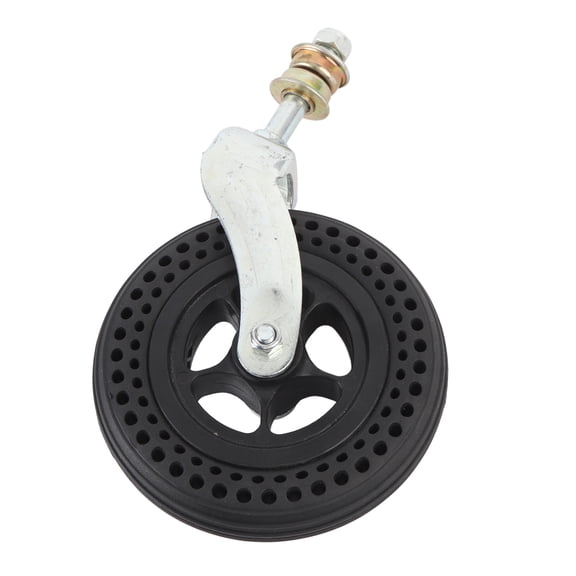 Heavy Duty 6 Inch Caster Wheel 75kg / 165 lbs Load Solid TPE Rubber Swivel Plate Caster Replacement Wheel for Hand Carts Trolleys Utility Wire Shelving