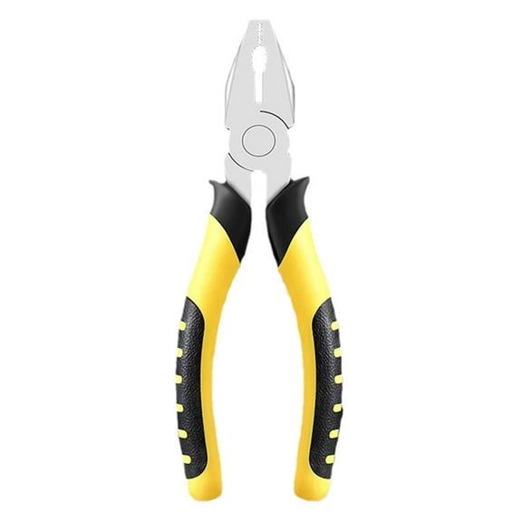 Heavy Duty 6 Inch Combination Pliers with Long Nose, Side Cutter, and Crimper - Alloy Steel for Electrical, DIY, and Crafting