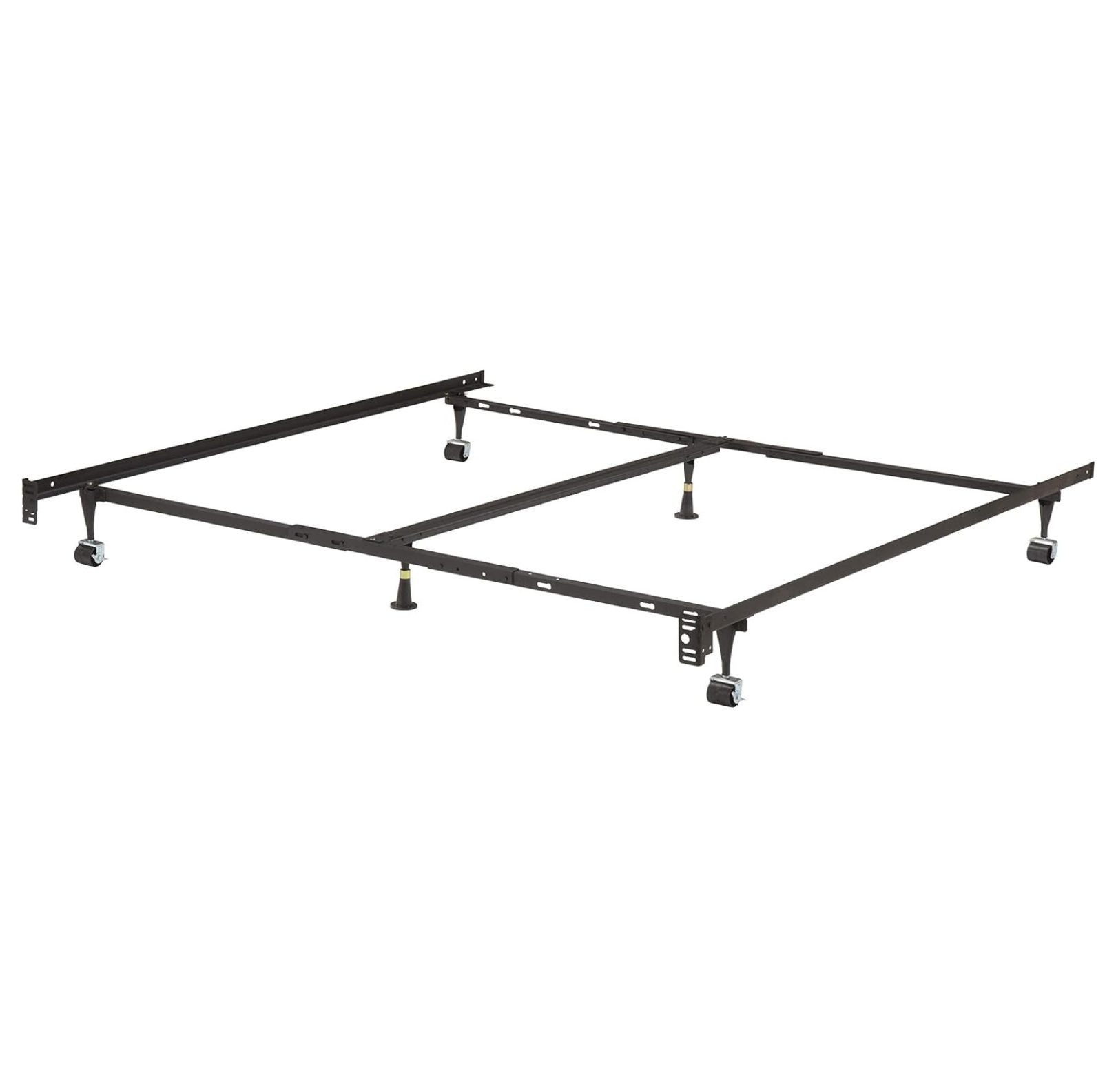 Heavy Duty 6Leg Adjustable Universal /Full/Queen/King Metal Bed Frame