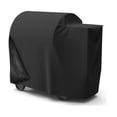 thumbnail image 1 of Heavy Duty 600D Grill Cover for PB Lexington 500, PB700FB, Classic 700 Wood Pellet Grill, Convenient Zipper and Drawstring Design, Easy to Put On and Take Off, Waterproof, Black, 1 of 7