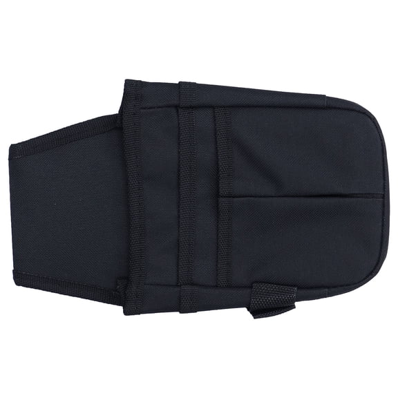 Heavy Duty 600D Oxford Cloth Waist Tool Bag and Screwdriver Pocket Holder Belt Pouch, Black (9.8 x 5.9 in / 25 x 15 cm)