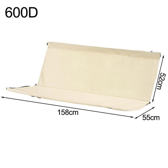 Heavy Duty 600D Oxford Swing Seat Cover Waterproof For Garden Seat 158X55X52Cm