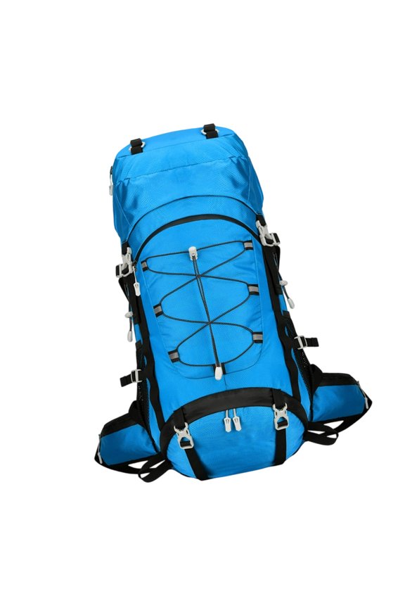 Heavy Duty 60L Trekking Backpack Ergonomic Adjustable Shoulder Strap Hiking Backpack Multiple Compartment For Camping