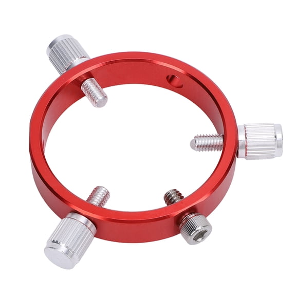 Heavy Duty 60mm Telescope Guide Scope Ring Metal Guiding Mounting Rings Bracket with 1/4 Inch and M6 Screws for 40-60mm / 1.57-2.36 inches Astronomical Telescope Tubes Accessories