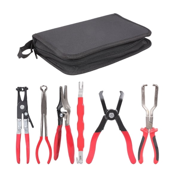 Heavy Duty 6Pcs Automotive Repair Pliers Set For Auto Electrical Repair Works