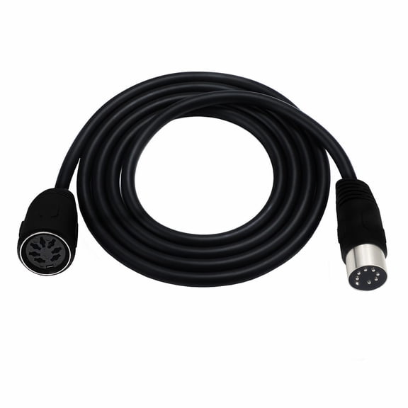 Heavy Duty 7 Pin DIN Male to Female Extended Cord Adapter Plug Extension Cable for Naim Systems Receiver Monitor