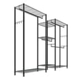 thumbnail image 1 of Heavy Duty 7-Tier Clothing Rack, 4 Hanging Rods, 850 lbs Capacity, Steel Frame Garment Rack for Bedroom, Store, Hallway, 1 of 11