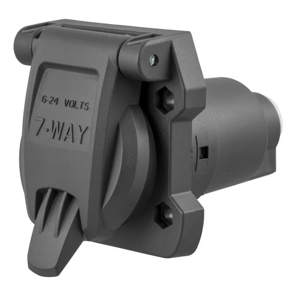 Heavy-Duty 7-Way RV Blade Connector Socket