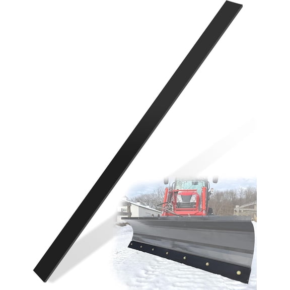Heavy Duty 72x3x1/2 Inch Poly Cutting Edge Scraper Bar Replacement for Front Snow Blade Plow