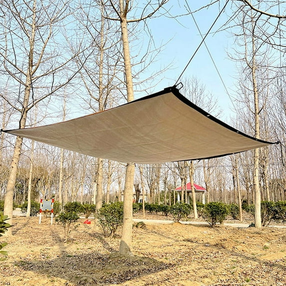 Heavy Duty 78.74x118.11in Sun Shade Rectangle Pro Ring Shade Sail, Commercial Grade UPF50 Sunshade, Reinforced Corners & Edges