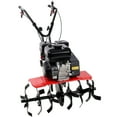 thumbnail image 1 of Heavy Duty 7HP 212cc Gas Powered Tiller Cultivator with 6 Steel Blades for 32.5 Inch Wide 10 Inch Deep Soil Tilling - Garden Bed Preparation and Vegetable Planting, 1 of 9