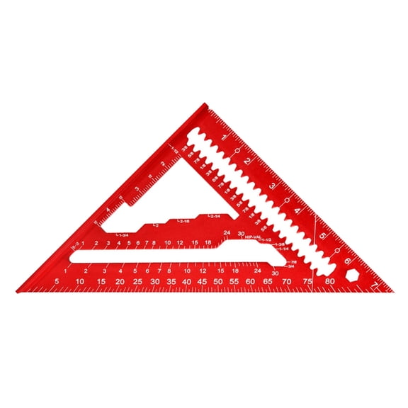 Heavy Duty 7inch Aluminum Carpentry Square With Multifunction Design And Finish For Woodworkers Bui