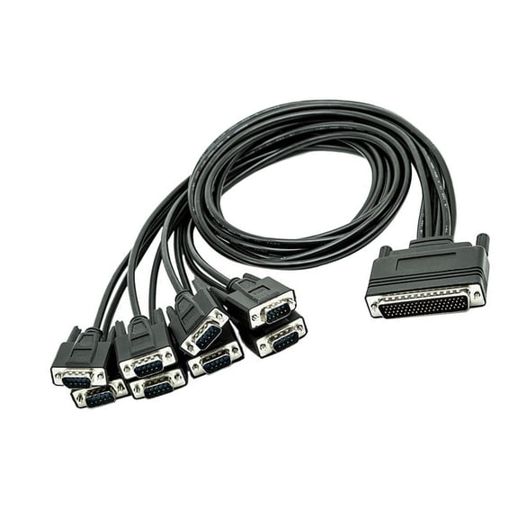 Heavy Duty 8 Channel DB9Pin Serials Port Splitter PCIe To DB78Pin Connectors For Equipment Intensive Environment