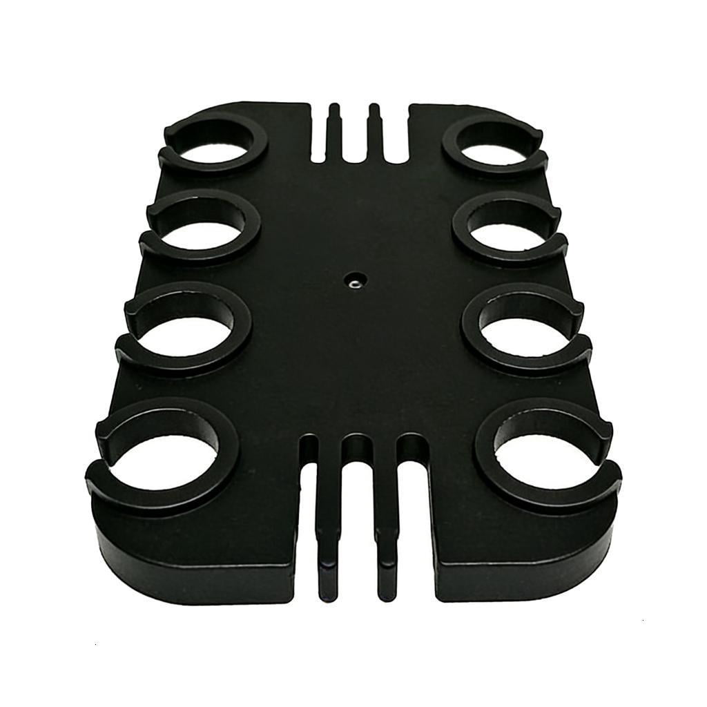 Heavy Duty 8 Hole Microphones Stand Tray For Musicians And Sound Engineers Carbon Steel Materials