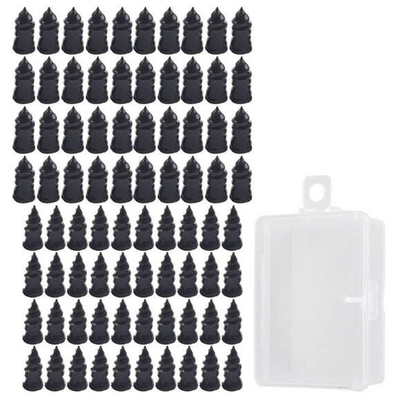Heavy Duty 80Pcs Car Vacuum Tire Repair Nails Rubber Screw For Big Rigs & Buses