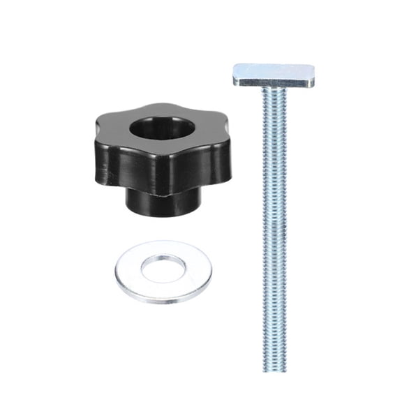 Heavy Duty 8Mm T Slot Bolt Star Handle 8Mm Star Screw For Furniture And Equipment Adjustments Secure Compatibility