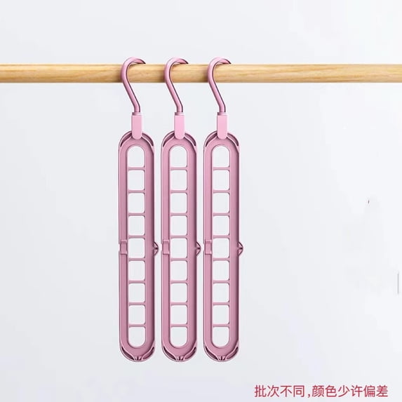Heavy Duty 9-Hole Clothes Hanger for Closet Organizers and Storage, Space Saving Hangers with 360° Rotating Hook,Home Essentials