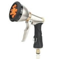 thumbnail image 1 of Heavy Duty 9 Patterns Adjustable Water Hose Sprayer Nozzle Gun for Watering Plants, Lawn& Garden, Washing Cars, Showering Pets, 1 of 7