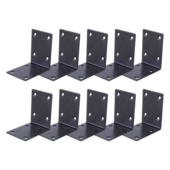 Heavy Duty 90 Degree Steel L Brackets Not rusts Steel Brackets Reinforcement Brackets for Connection & Projects