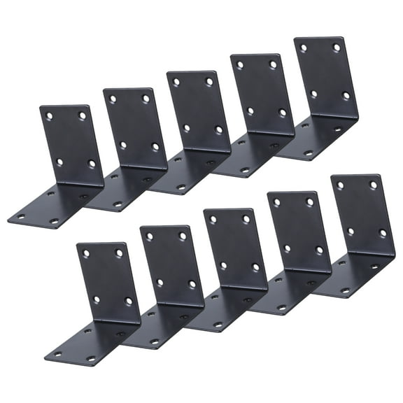 Heavy Duty 90 Degree Steel L Brackets Not rusts Steel Brackets Reinforcement Brackets for Wood Connection & Projects