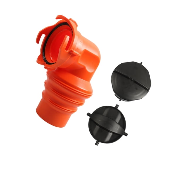 Heavy Duty 90 Sewage Elbow for and Marine with Seal Caps