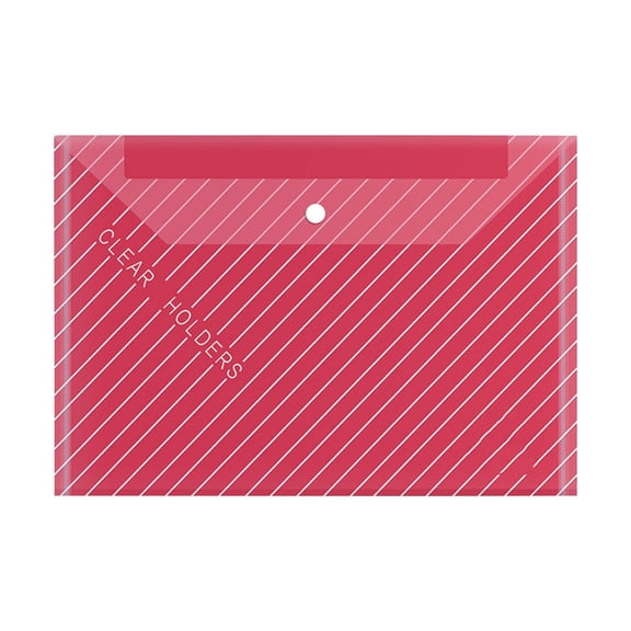 Heavy Duty A4 Transparent File Folder Waterproof Plastic Document Jacket with Reinforced Heat Sealed Edges for Archive Storage 5 Pack