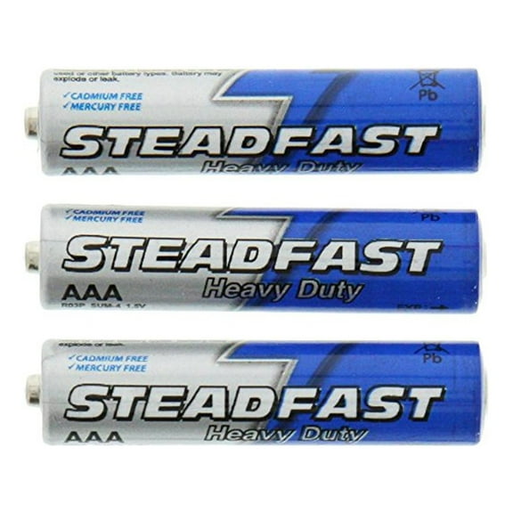 Heavy Duty AAA Steadfast Batteries 3pk